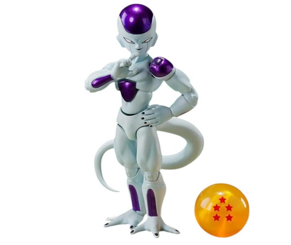 Tamashi Nations S.H. Figuarts Dragon Ball Z Freeza Fourth Form (Resale Version), Approx. 4.7 inches (120 mm), PVC & ABS Pre-Painted Action Figure