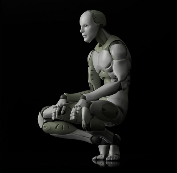 TOA Heavy Industries, 1/6 Synthetic Human (Fifth Production), Approx. 11.8 inches (300 mm), Die-cast & POM & ABS Pre-painted Complete Action Figure