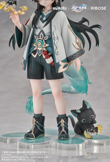 RIBOSE UP+ "Collapse Star Rail" Chibin Neko Series Densen Drinketsuki Version, Non-scale, PVC & ABS Pre-painted Complete Figure