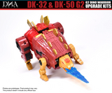DNA Design DK32 & DK50 Upgrade Kits for G2 Dino Warrior