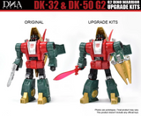 DNA Design DK32 & DK50 Upgrade Kits for G2 Dino Warrior
