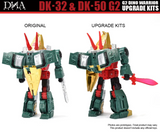 DNA Design DK32 & DK50 Upgrade Kits for G2 Dino Warrior