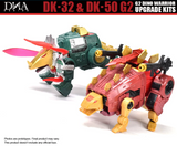 DNA Design DK32 & DK50 Upgrade Kits for G2 Dino Warrior