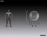 QS 1/12 MORFIG Male Body Gray Vision