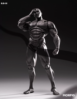 QS 1/12 MORFIG Male Body Gray Vision