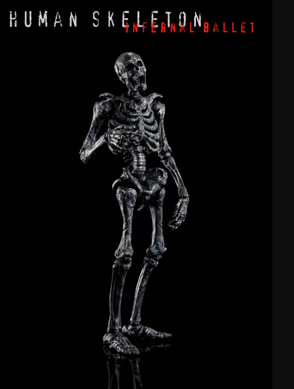 KEEPGOING 1/12 Human Skeleton Infernal Ballet-Black Vision