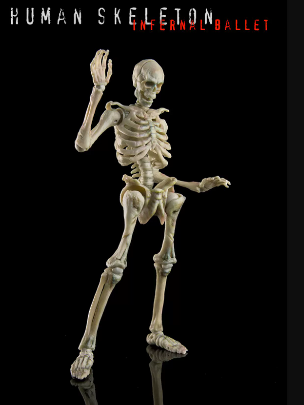 KEEPGOING 1/12 Human Skeleton Infernal Ballet-White Vision