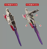 Upgrade Kit for Transformers Heritage Galaxy Force Starscream