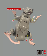 Upgrade Kit For Transformers MPG15 Rattrap