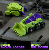 Dr.Wu DW-ES07 Cyber Excavator & DW-ES08 Cyber Bulldozer Set of 2