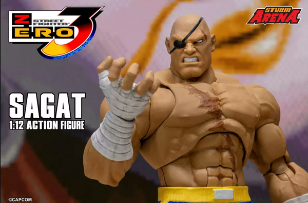 Storm Toys 1/12 Street Fighter ZERO 3 SAGAT SFSA03 STORM ARENA Action Figure Toy