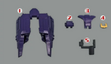 Upgrade Kit For Transformers Solus Prime (Only Upgrade Kit,No Toy)