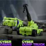Dr.Wu DW-ES05 Cyber Crane & DW-ES06 Cyber Dump Truck Set of 2