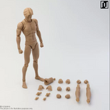 Mirrfig MF001 1/12 lean male body Yellow skin Action Figure Toy