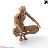 Mirrfig MF001 1/12 lean male body Yellow skin Action Figure Toy