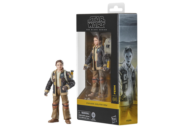 Hasbro Star Wars Star Wars Black Series Fern, Star Wars: Skeleton Crew Collectible 6 Inch (15 cm) Action Figure F9989 Authentic