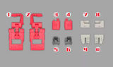 Upgrade Kit For Transformers SS86 Ironhide