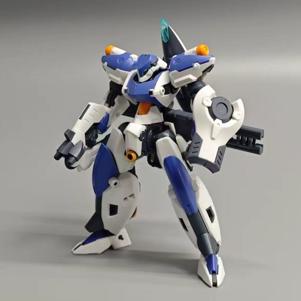 Sheik Mainland Action Trooper Franz-α White & Blue Color Coded Plastic Model Kit