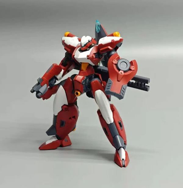 Sheik Mainland Action Trooper Franz-α White & Red Color Coded Plastic Model Kit
