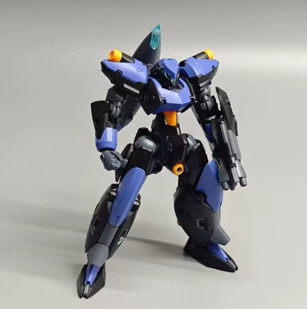 Sheik Mainland Action Trooper Franz-α Black & Blue Color Coded Plastic Model Kit