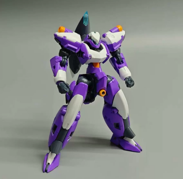 Sheik Mainland Action Trooper Franz-α White & Purple Color Coded Plastic Model Kit