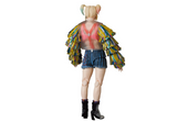 MAFEX No.159 Harley Quinn Caution Tape Jacket Version, Approx. 5.9 inches (150 mm), Painted Action Figure