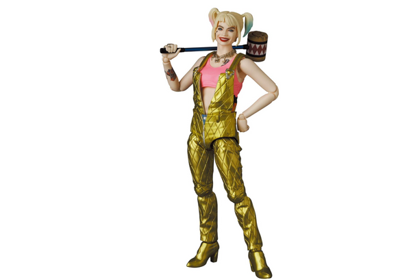 Medicom Birds of Prey: Harley Quinn (Overalls Version) Mafex Action Figure, Multicolor