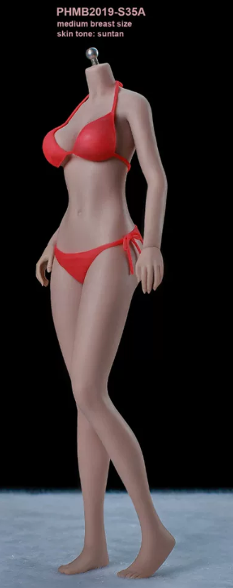 TBLeague PHMB2019-S35A Super-Flexible Female Seamless Body  1/6