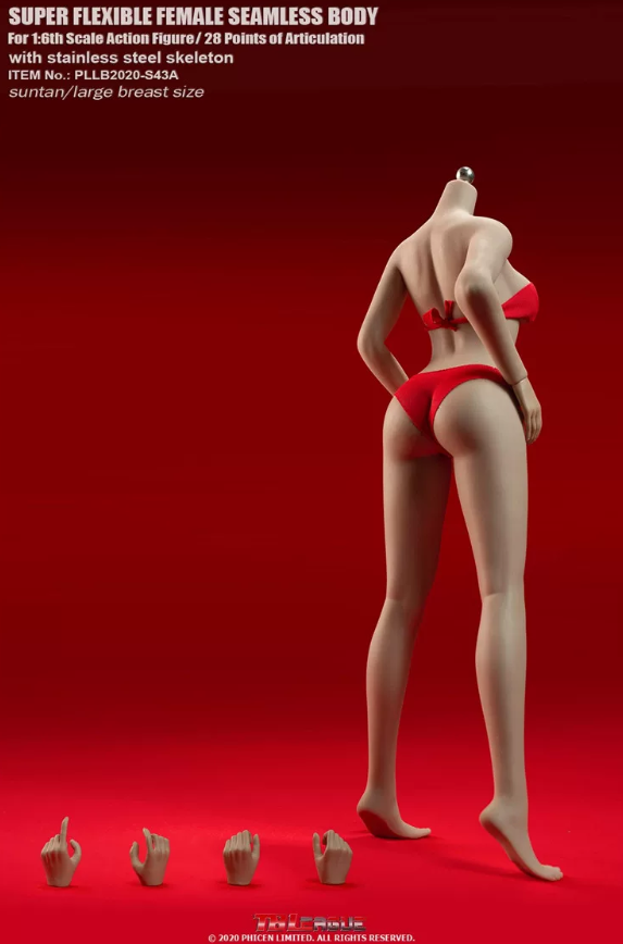 TBLeague PLLB2020-S43A Super-Flexible Female Seamless Body 1/6