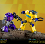 Dr.Wu & Mechanic Studio DW-E37M Leap Cliffjumper & DW-E38M Pulse Gun Shockwave shattered Glass Version Set of 2