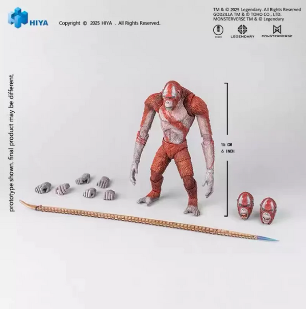 HIYA TOYS Godzilla vs. Kong 2 The New Empire Scar