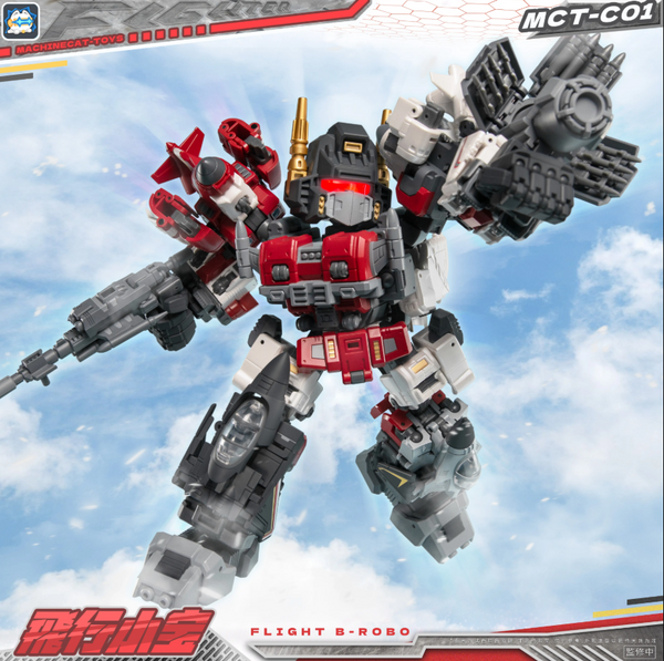 [ONLY US BUYER] Machinecat Toys MCT-C01 Flight B-ROBO B-ROBO Superion Set of 5
