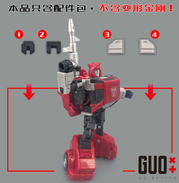 Upgrade Kit For Transformers SS86 Cliffjumper