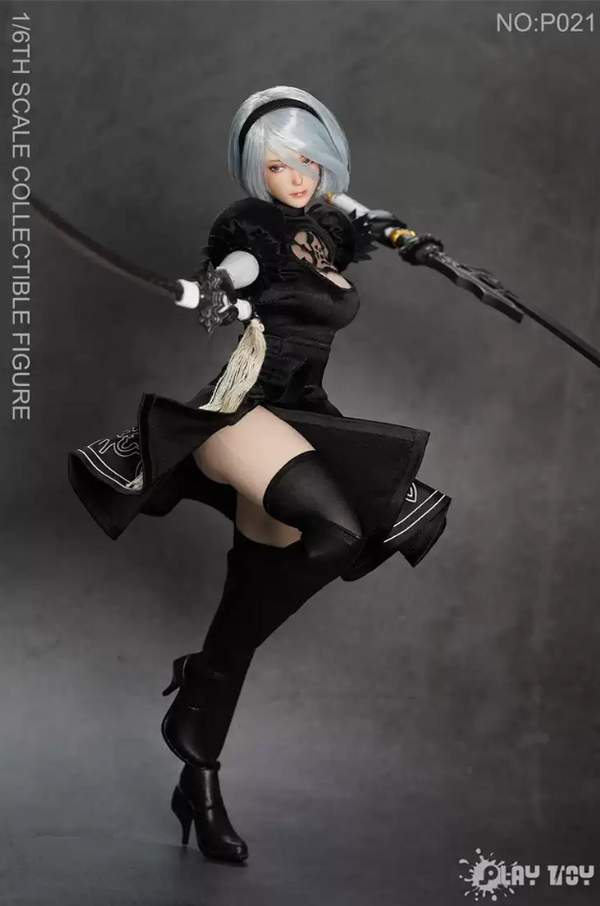 PLAY TOY 1/6 Sexy humanoid robot 2B P021 NieR