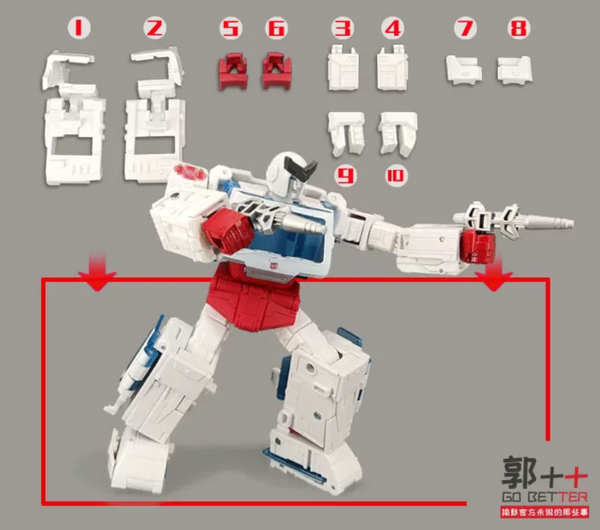 Upgrade Kit For Transformers SS86 Ratchet