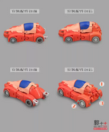 Upgrade Kit For Transformers SS86 Wheelie