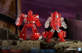 Dr.Wu DW-E40T Red Tank Warpath & DW-E13T Sky Glider Powerglide Clear Version Set of 2