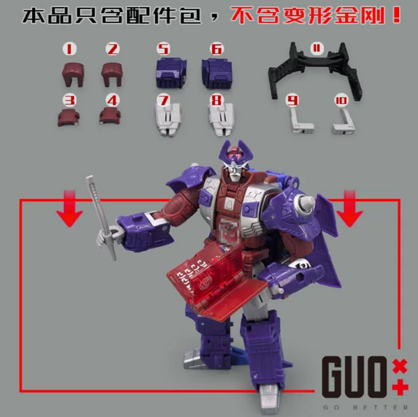 Upgrade Kit For Transformers Alpha Trion