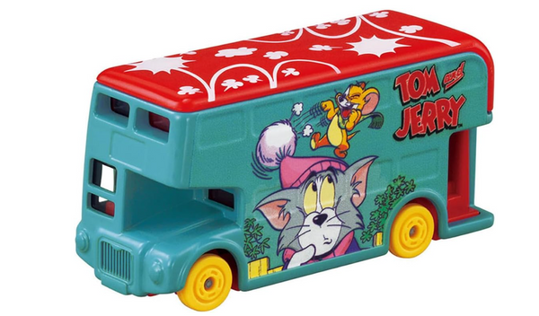 Takara Tomy Tomica Dream Tomica SP Tom and Jerry Wrapping Bus (Blue) Mini Car Toy for Ages 3+