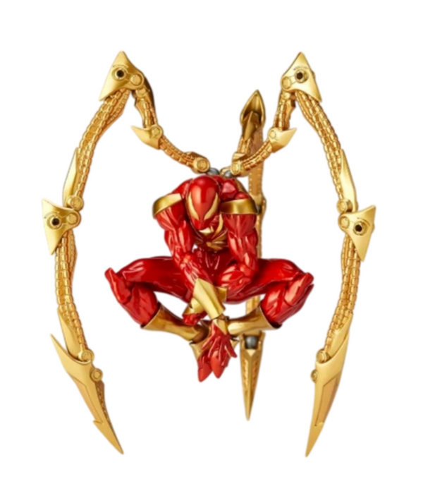 Kaiyodo Revoltech Amazing Yamaguchi Iron Spider Total Height Approx. 6.3 inches (160 mm), Non-scale, PVC & ABS, Painted Action Figure