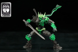 No.57 Armored Puppet Oni Flame 1/24 Model Kit Green Version