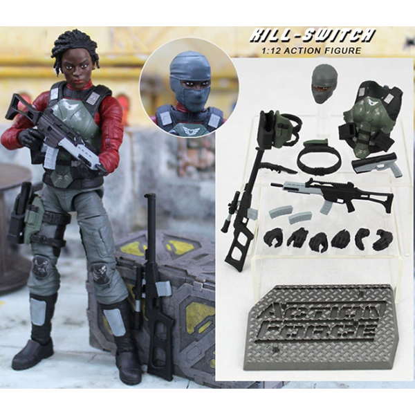 Valaverse Action Force Kill-Switch 1/12 Scale Figure