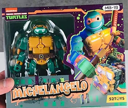 52TOYS BEASTBOX TURTLES MB19+MB18 合体 塗装済み可動フィギュア 2体