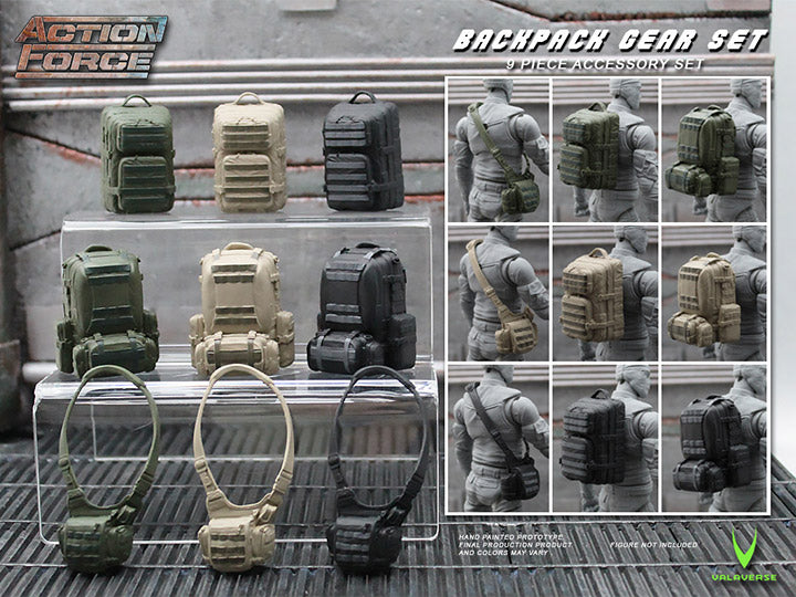 Valaverse Action Force Backpack Gear Accessory Set – Aoiheyaus