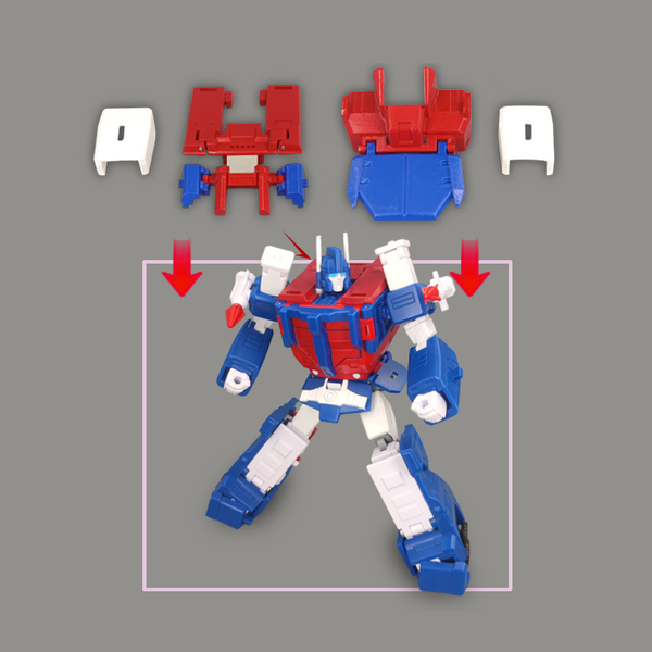Transformers TF-003 DIY Upgrade kit FOR Ultra Magnus - Aoiheyaus
