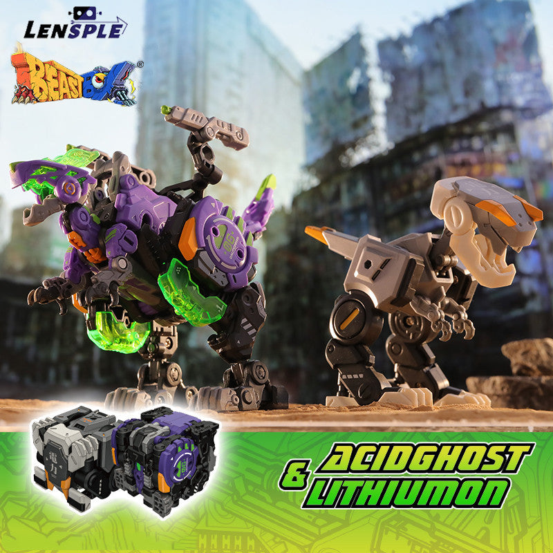 52Toys Beast Box BB-46 Acidghost Lithiumon Action Figure – Aoiheyaus