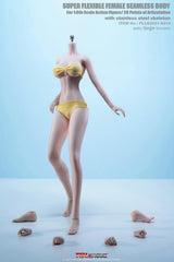 Super-Flexible Female Seamless 1/6 Scale Pale Tall Slender Large Bust Body (S41A) - Aoiheyaus