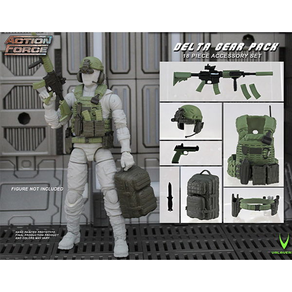 delta gear Valaverse Action Force Delta Gear Pack Accessory Set
