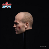 Z6TOYS Z002 1/6 Scale Male Head sculpt in 2 styles
