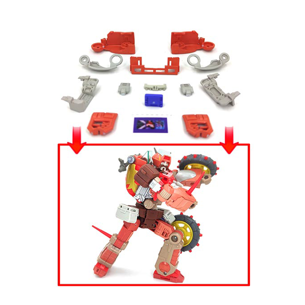 Transformers TF-009 DIY Upgrade kit FOR Wreck-Gar - Aoiheyaus